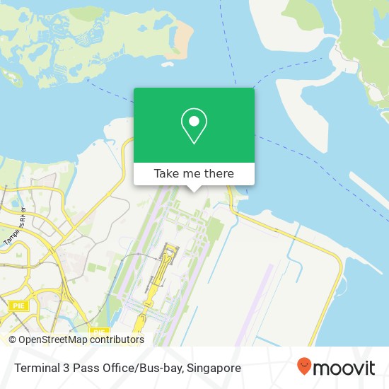 Terminal 3 Pass Office/Bus-bay map