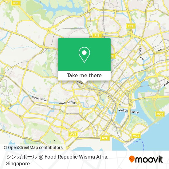 シンガポール @ Food Republic Wisma Atria map