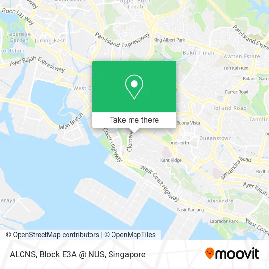 ALCNS, Block E3A @ NUS地图