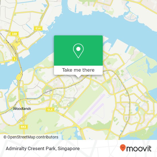 Admiralty Cresent Park map