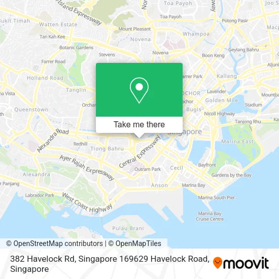 382 Havelock Rd, Singapore 169629 Havelock Road地图