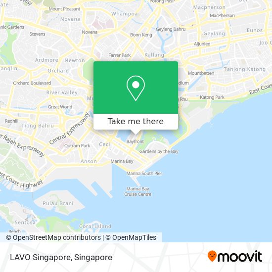 LAVO Singapore地图