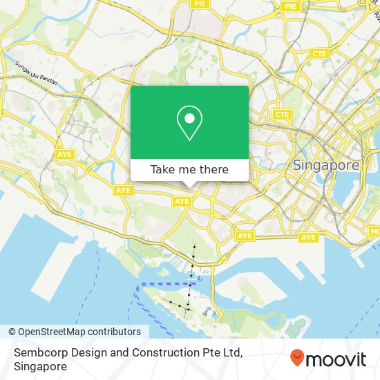 Sembcorp Design and Construction Pte Ltd map