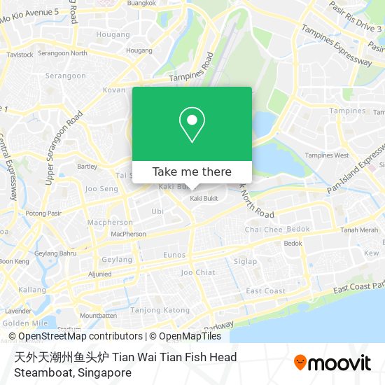 天外天潮州鱼头炉 Tian Wai Tian Fish Head Steamboat map