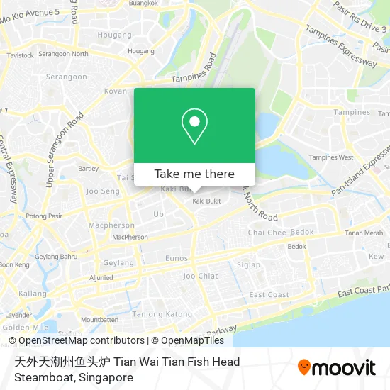 天外天潮州鱼头炉 Tian Wai Tian Fish Head Steamboat map