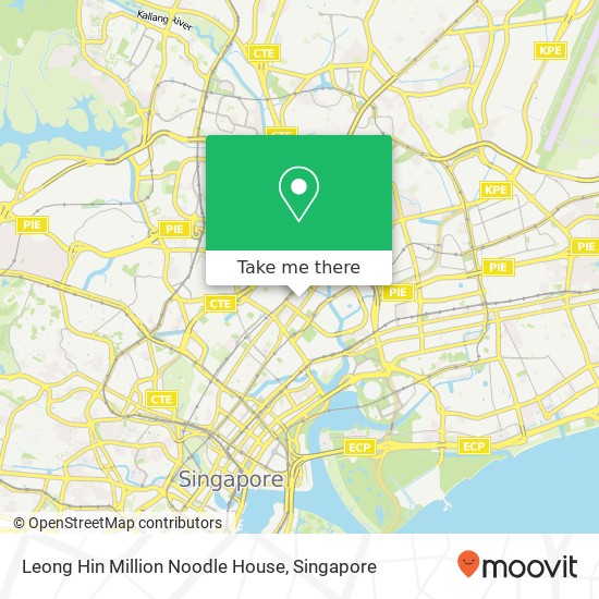 Leong Hin Million Noodle House map