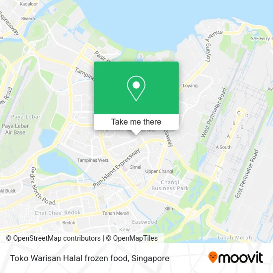 Toko Warisan Halal frozen food map