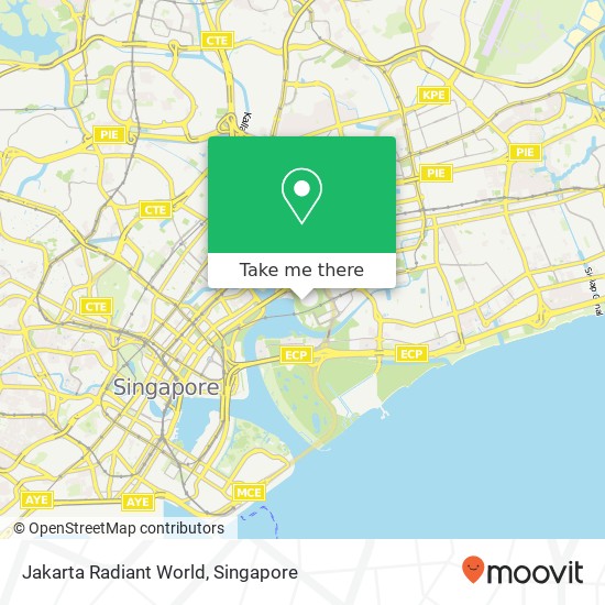 Jakarta Radiant World map