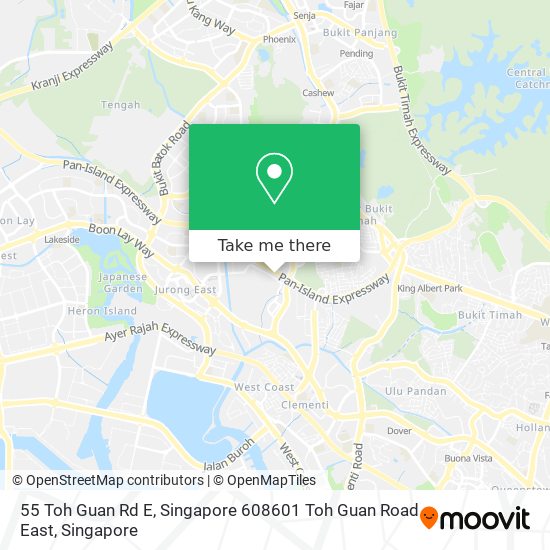 55 Toh Guan Rd E, Singapore 608601 Toh Guan Road East地图