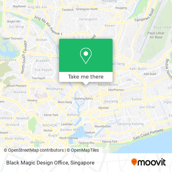 Black Magic Design Office map