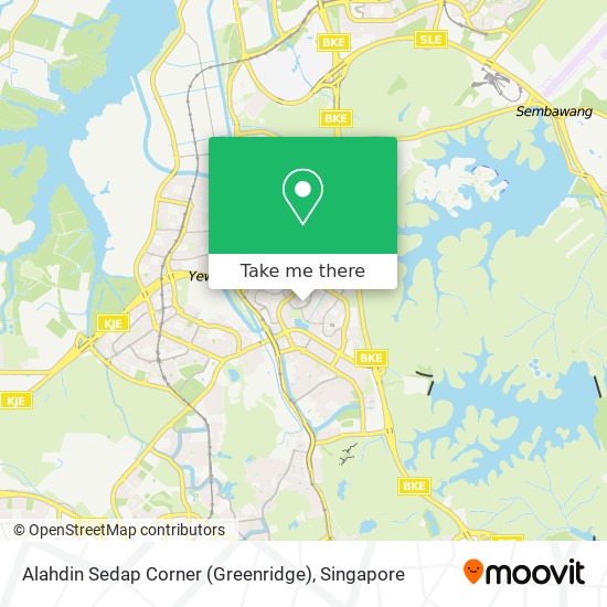 Alahdin Sedap Corner (Greenridge) map