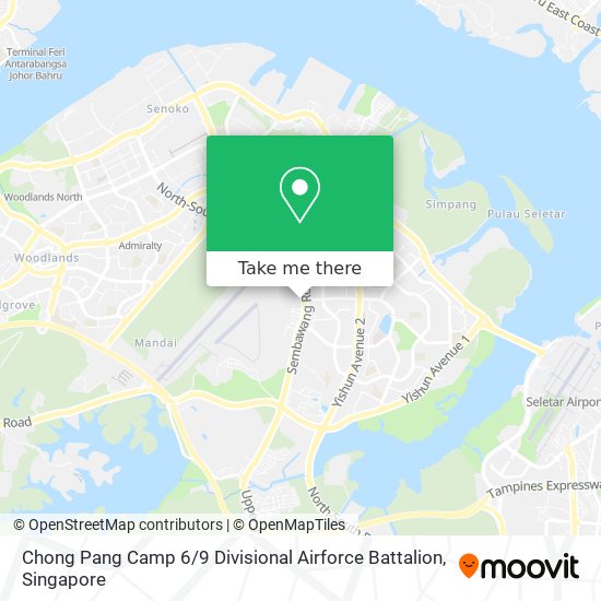Chong Pang Camp 6 / 9 Divisional Airforce Battalion地图