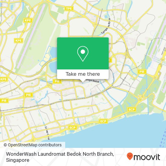 WonderWash Laundromat Bedok North Branch地图