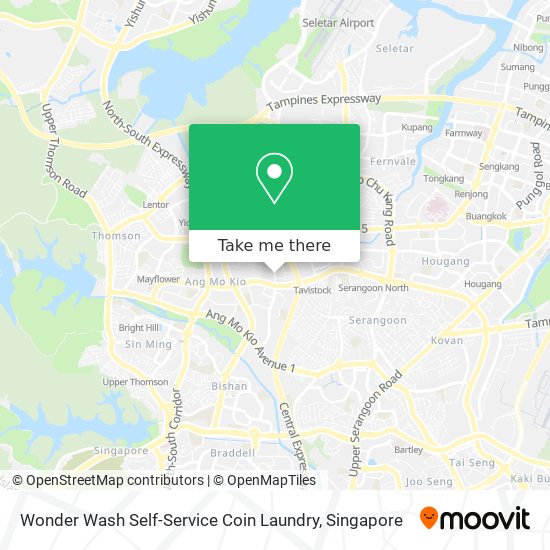Wonder Wash Self-Service Coin Laundry地图