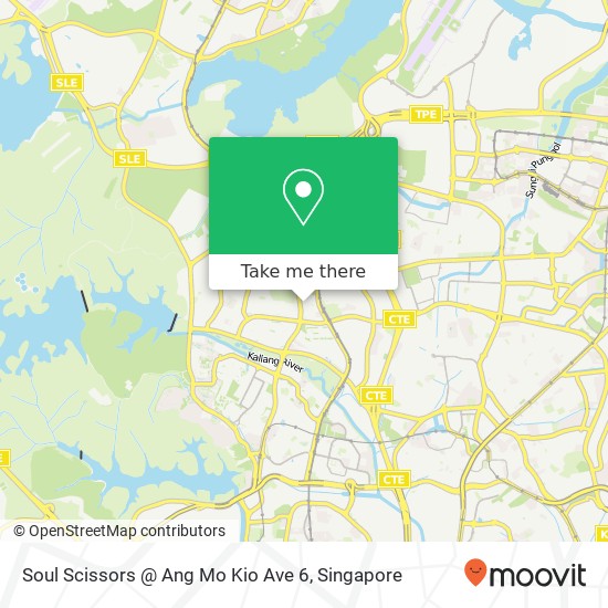 Soul Scissors @ Ang Mo Kio Ave 6 map