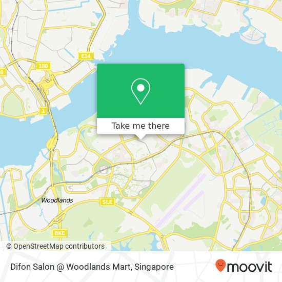 Difon Salon @ Woodlands Mart地图
