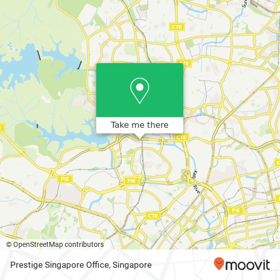 Prestige Singapore Office map