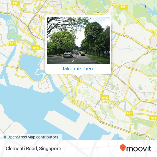 Clementi Road map