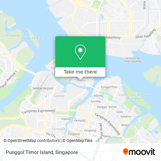 Punggol Timor Island地图