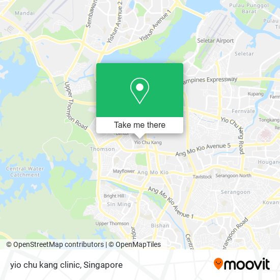 yio chu kang clinic map