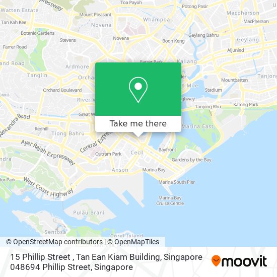 15 Phillip Street , Tan Ean Kiam Building, Singapore 048694 Phillip Street地图