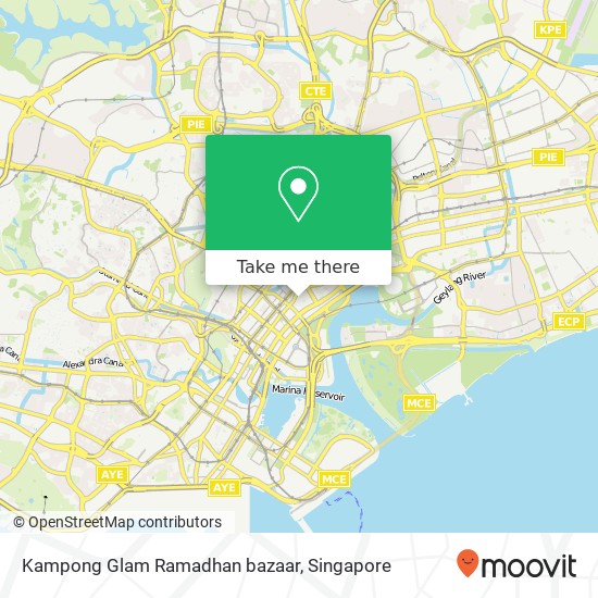 Kampong Glam Ramadhan bazaar map