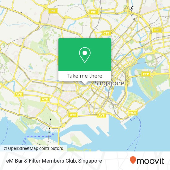 eM Bar & Filter Members Club map