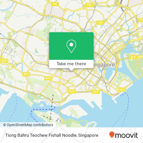 Tiong Bahru Teochew Fishall Noodle map