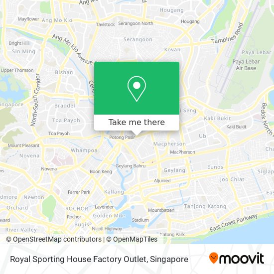 Royal Sporting House Factory Outlet地图