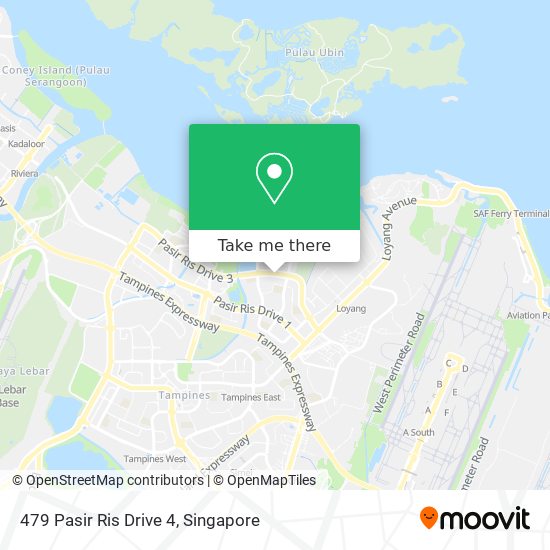 479 Pasir Ris Drive 4 map