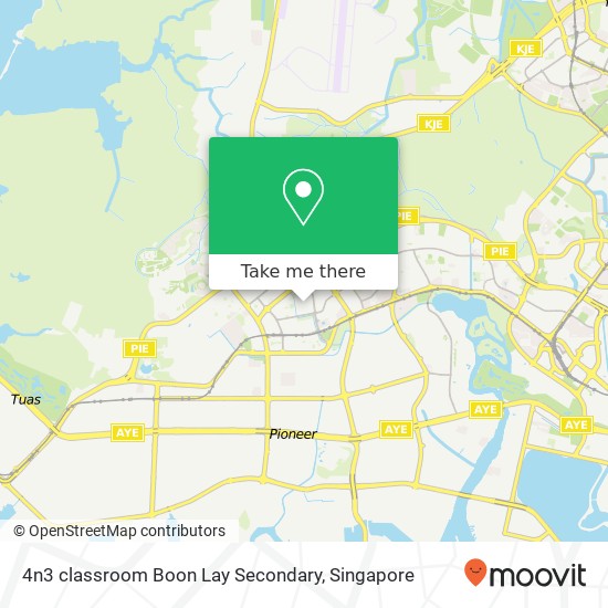 4n3 classroom Boon Lay Secondary map