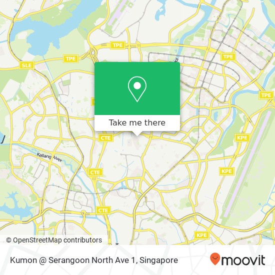 Kumon @ Serangoon North Ave 1 map