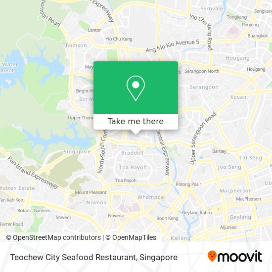 Teochew City Seafood Restaurant map