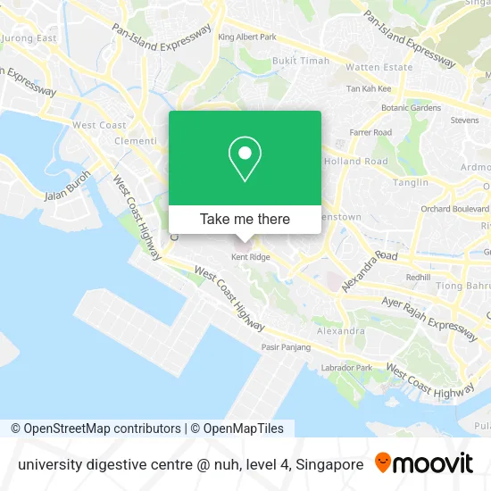 university digestive centre @ nuh, level 4地图