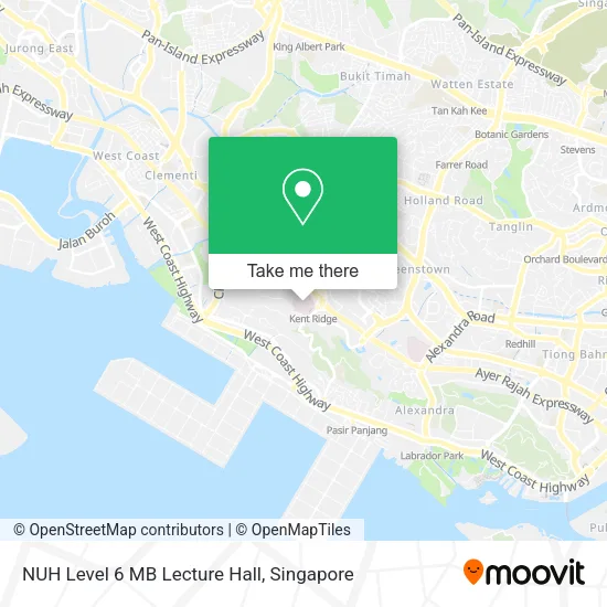 NUH Level 6 MB Lecture Hall地图