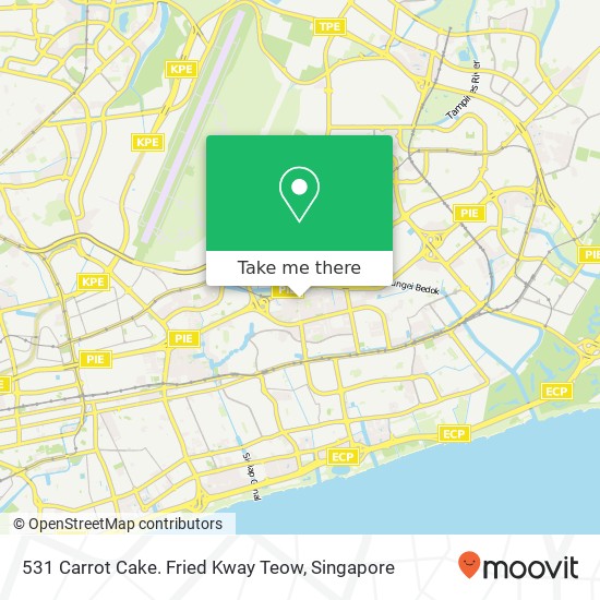 531 Carrot Cake. Fried Kway Teow map