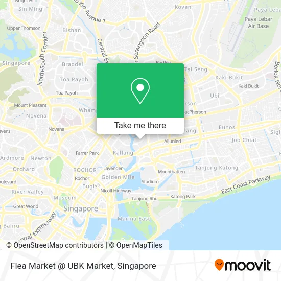 Flea Market @ UBK Market map