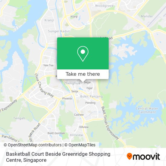Basketball Court Beside Greenridge Shopping Centre map