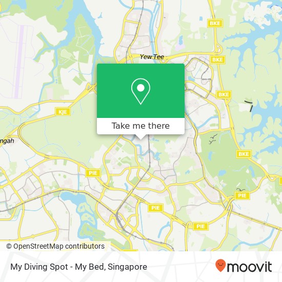 My Diving Spot - My Bed map