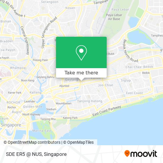 SDE ER5 @ NUS map