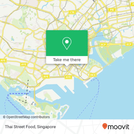 Thai Street Food map
