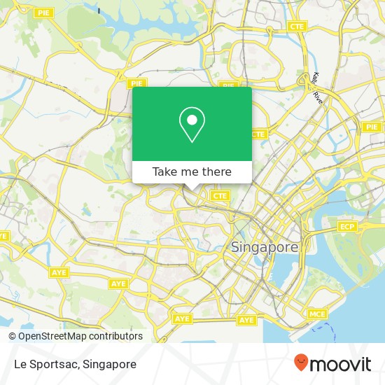 Le Sportsac map