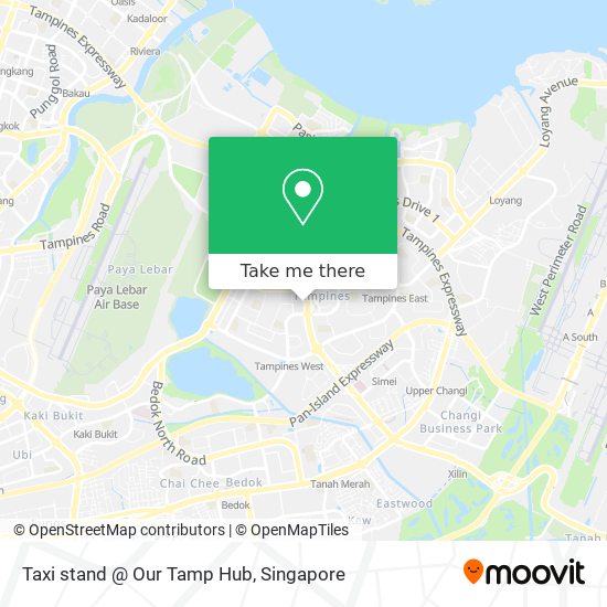 Taxi stand @ Our Tamp Hub map