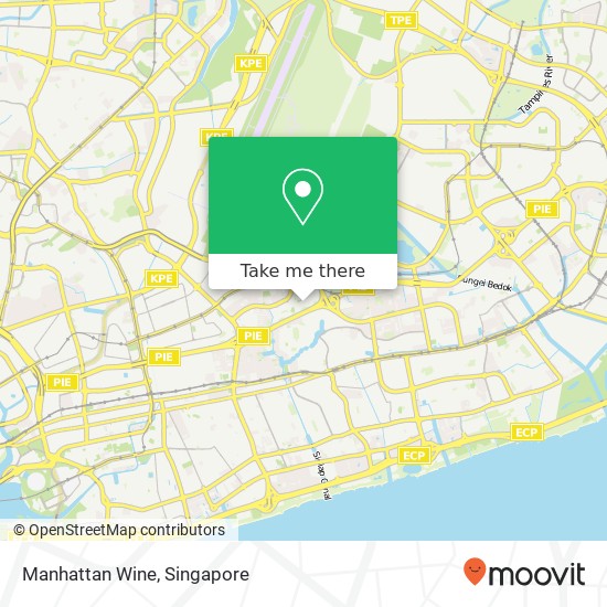 Manhattan Wine map