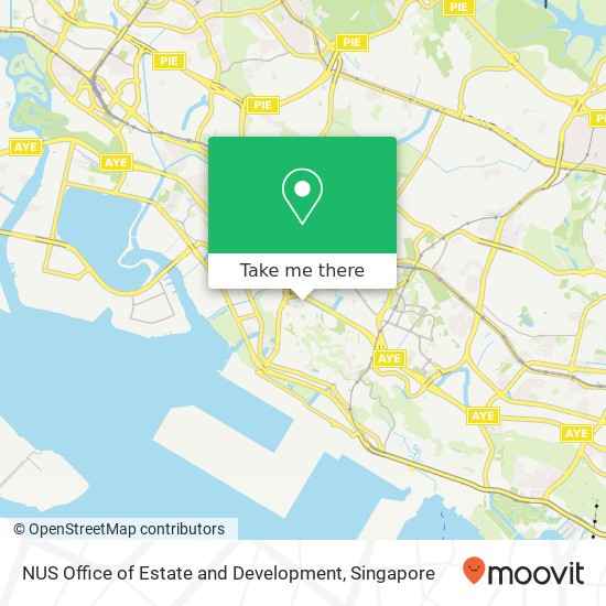 NUS Office of Estate and Development map