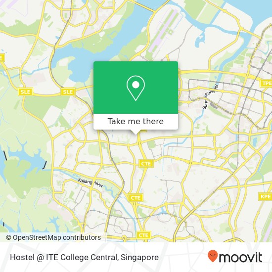 Hostel @ ITE College Central map