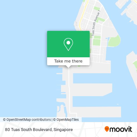 80 Tuas South Boulevard map