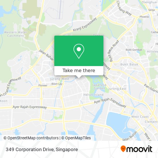 349 Corporation Drive map