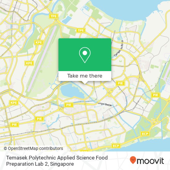 Temasek Polytechnic Applied Science Food Preparation Lab 2地图