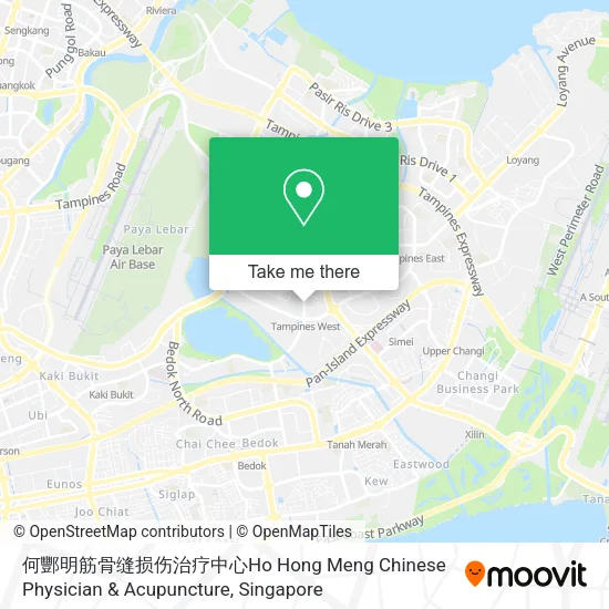 何酆明筋骨缝损伤治疗中心Ho Hong Meng Chinese Physician & Acupuncture map